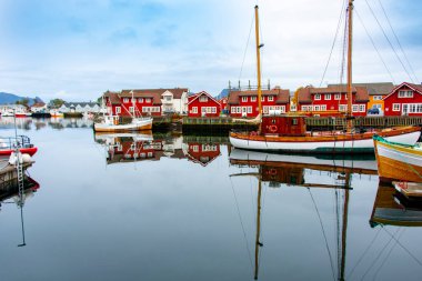 Svolvaer 'deki Marina - Norveç