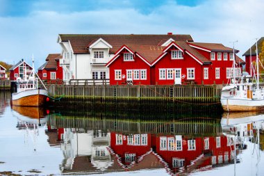 Svolvaer 'deki Marina - Norveç
