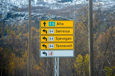 Avrupa Rotası E6 İşareti - Norveç