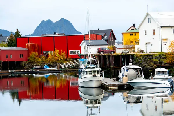 Svolvaer 'deki Marina - Norveç