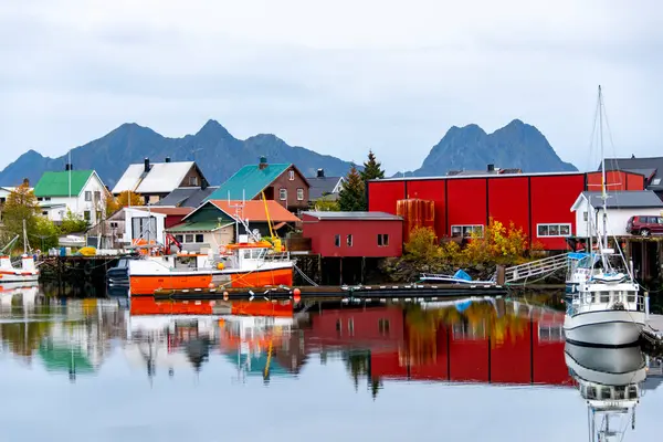 Svolvaer 'deki Marina - Norveç