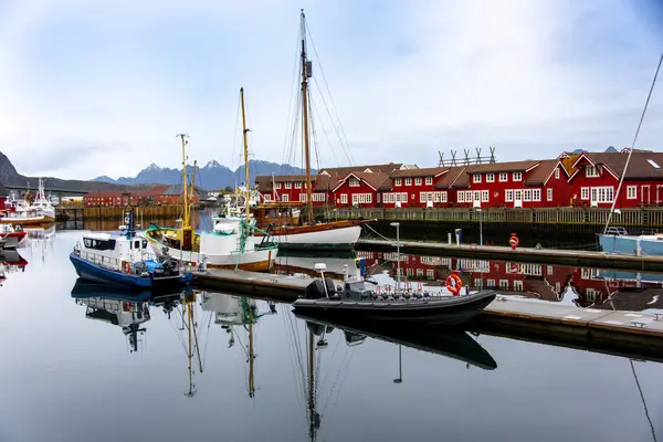 Svolvaer 'deki Marina - Norveç