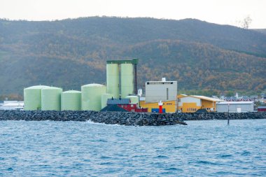 Melbu 'daki Balık İşleme Tesisi - Norveç