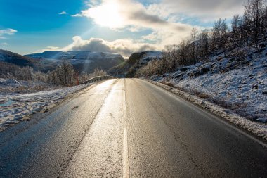 Finnmark County - Norveç 'te Avrupa Rotası E6