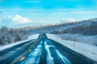 Finnmark County - Norveç 'te Avrupa Rotası E6