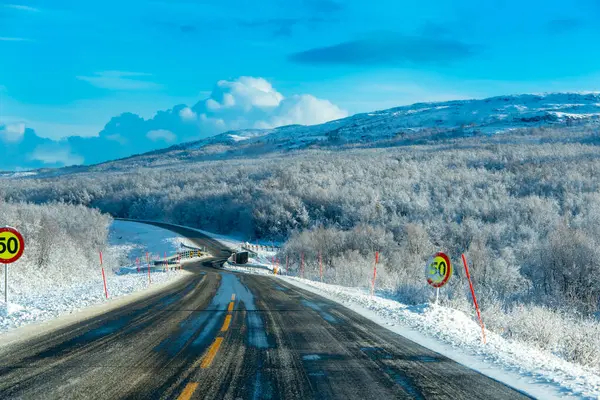 Finnmark County - Norveç 'te Avrupa Rotası E6