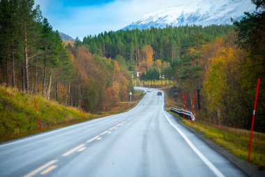 Finnmark County - Norveç 'te Avrupa Rotası E6