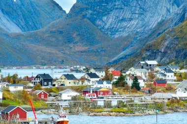 Lofoten 'deki Reine Balıkçılık Köyü - Norveç