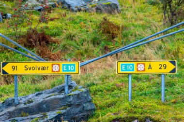 Lofoten - Norveç 'te Avrupa Rotası E10