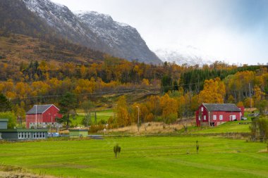 Troms County 'deki Flesnes Köyü - Norveç
