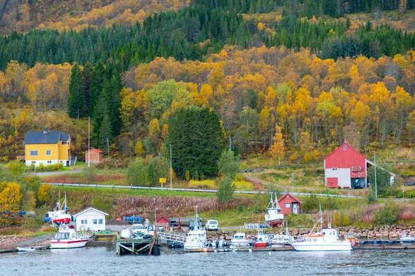 Troms County 'deki Flesnes Köyü - Norveç