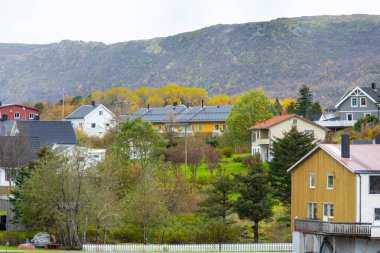 Stamsund - Norveç 'teki Konut Binaları