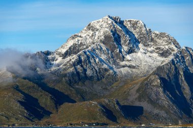 Lofoten 'deki Moskenes Adası (Moskenesoya) - Norveç