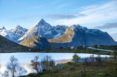 Lofoten 'deki Moskenes Adası (Moskenesoya) - Norveç