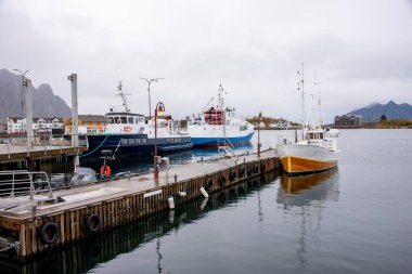 Svolvaer 'deki Marina - Norveç