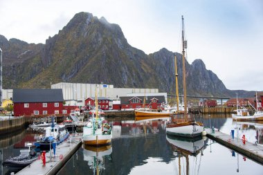 Svolvaer 'deki Marina - Norveç