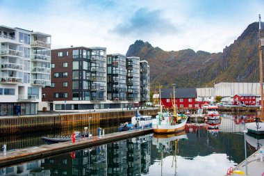 Svolvaer 'deki Marina - Norveç
