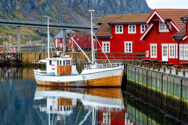 Svolvaer 'deki Marina - Norveç