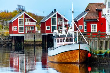 Svolvaer 'deki Marina - Norveç