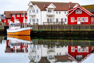 Svolvaer 'deki Marina - Norveç