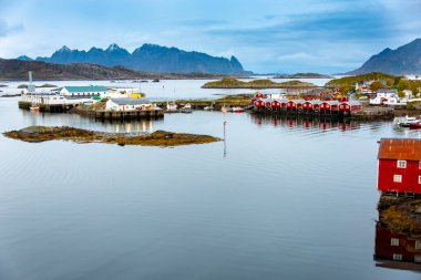 Svolvaer 'deki Marina - Norveç