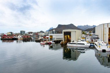 Svolvaer 'deki Marina - Norveç