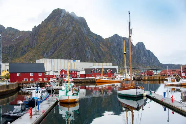 Svolvaer 'deki Marina - Norveç