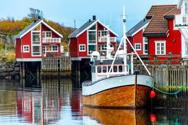 Svolvaer 'deki Marina - Norveç