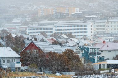 Çekiç Festivalinin İlk Sonbahar Karı - Norveç