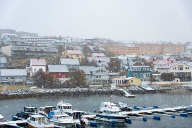 Çekiç Festivalinin İlk Sonbahar Karı - Norveç