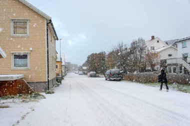 Çekiç Festivalinin İlk Sonbahar Karı - Norveç