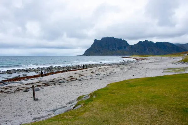 Lofoten 'deki Uttakleiv Plajı - Norveç
