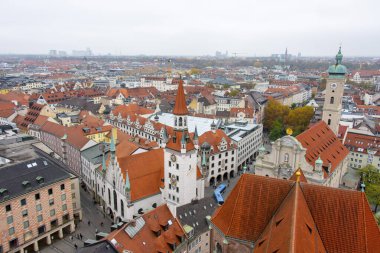 Münih 'teki Şehir Merkezi - Almanya