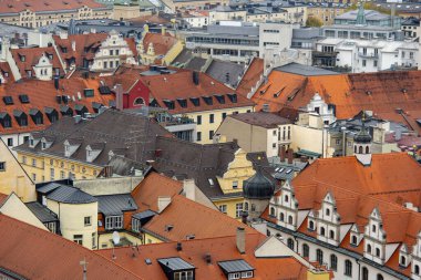 Münih 'teki Şehir Merkezi - Almanya