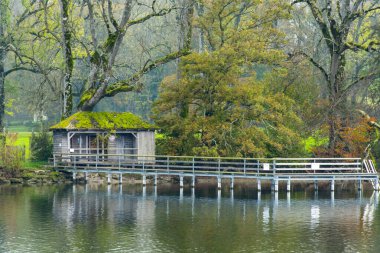 Chiemsee Gölü 'ndeki Herreninsel Adası - Almanya