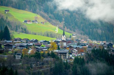 Avusturya Alplerinde Krimml Belediyesi