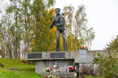 Narvik 'teki Polonya Savaşı Anıtı - Norveç