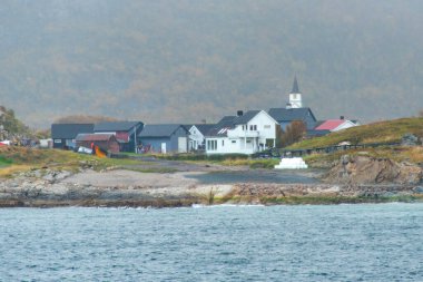 Troms County 'deki Brensholmen Köyü - Norveç