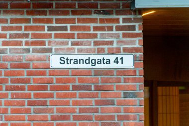 Tromso 'da Sokak Adı - Norveç