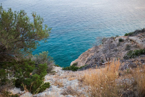 Kust Van Cyprus Middellandse Zee Rechtenvrije Stockafbeeldingen