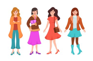 Beautiful lady in cartoon character,posing with colorful costume with happy feeling,on background