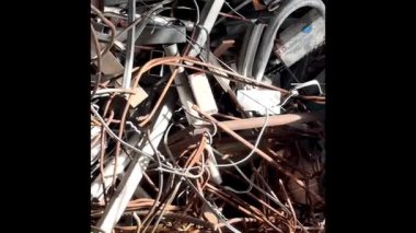 Metal hurda, çelik atığı geri dönüşüme hazır olun.