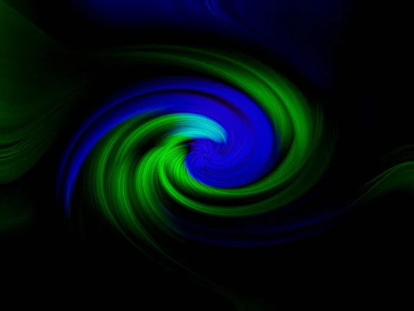Abstrakcyjny Wir Niebieskich Zielonych Kolorów Tapeta Zasób Wysokiej Jakości Ilustracja — Zdjęcie stockowe