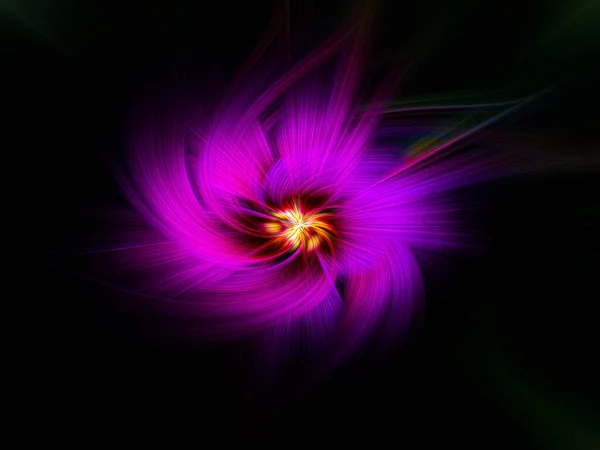 Фиолетовая Фиолетовая Желтая Туманности Космосе Фон Концепция Пространства Вселенной Высокое — стоковое фото