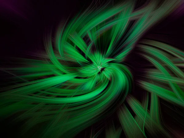 Зелена Туманність Концепція Всесвіту Футуристичний Паранормальний Фон Зображення — стокове фото