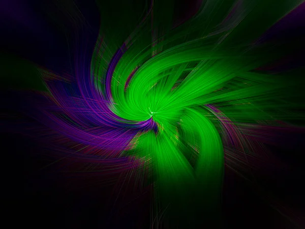Nebulosa Verde Viola Concetto Universo Futuristico Paranormale Sfondo Paranormale Immagine — Foto Stock