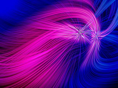 Menekşe ve mor nebula alan arkaplanının çizimi. Arkaplan ve kaynaklar hd imahe