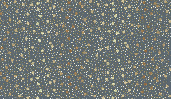 Gold Dot Fond Avec Confettis Pour Les Vacances — Image vectorielle
