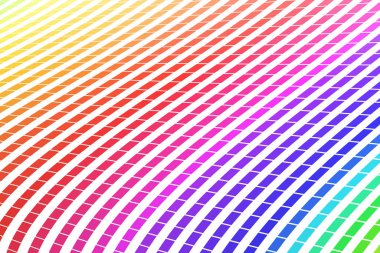 Rainbow Color Palette Abstract Background Illustration