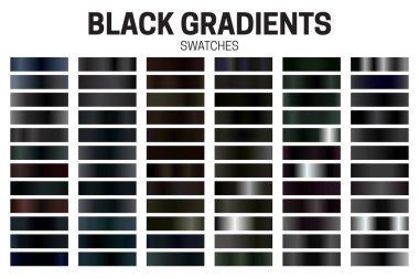 Siyah Renk Gradyan Örnekleri Koleksiyonu
